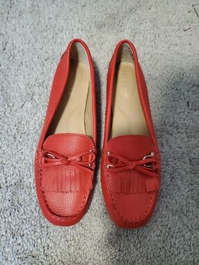 Talbots Leather Driving Loafers Size 9